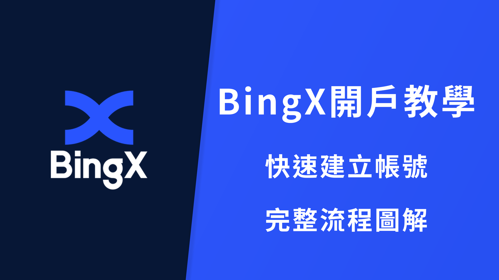 【2026】BingX 開戶教學｜完整圖解 + KYC 身份驗證流程