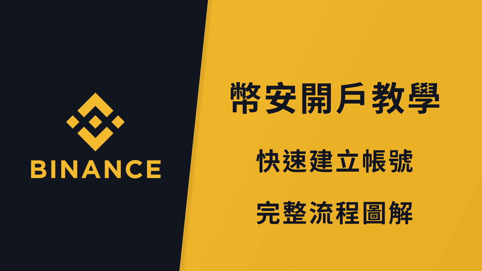 【2026年幣安開戶教學】Binance 註冊 + KYC 身份驗證完整圖解教學